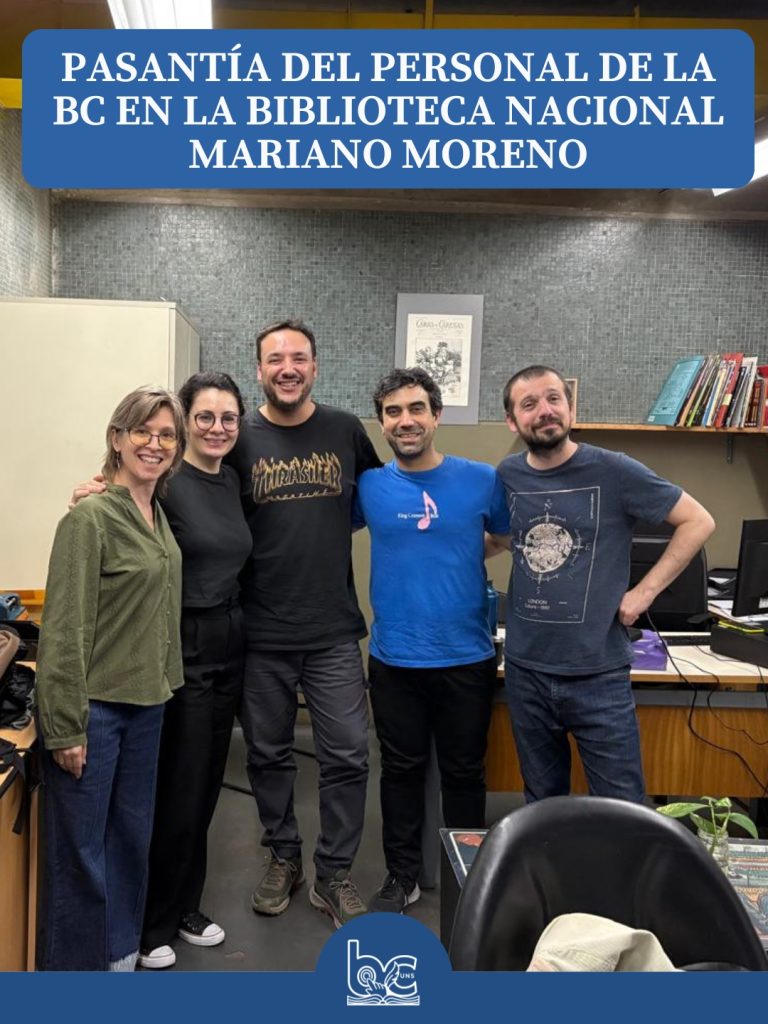 PASANTÍA DEL PERSONAL BC EN LA BIBLIOTECA NACIONAL