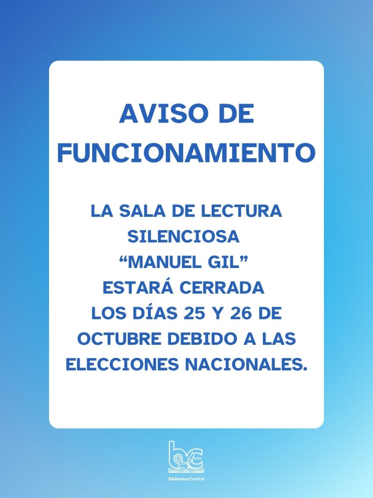 AVISO DE FUNCIONAMIENTO