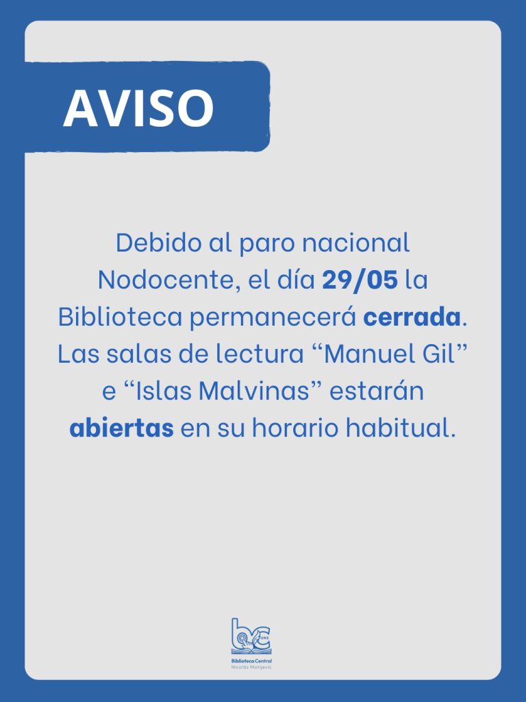 AVISO DE FUNCIONAMIENTO 29/05