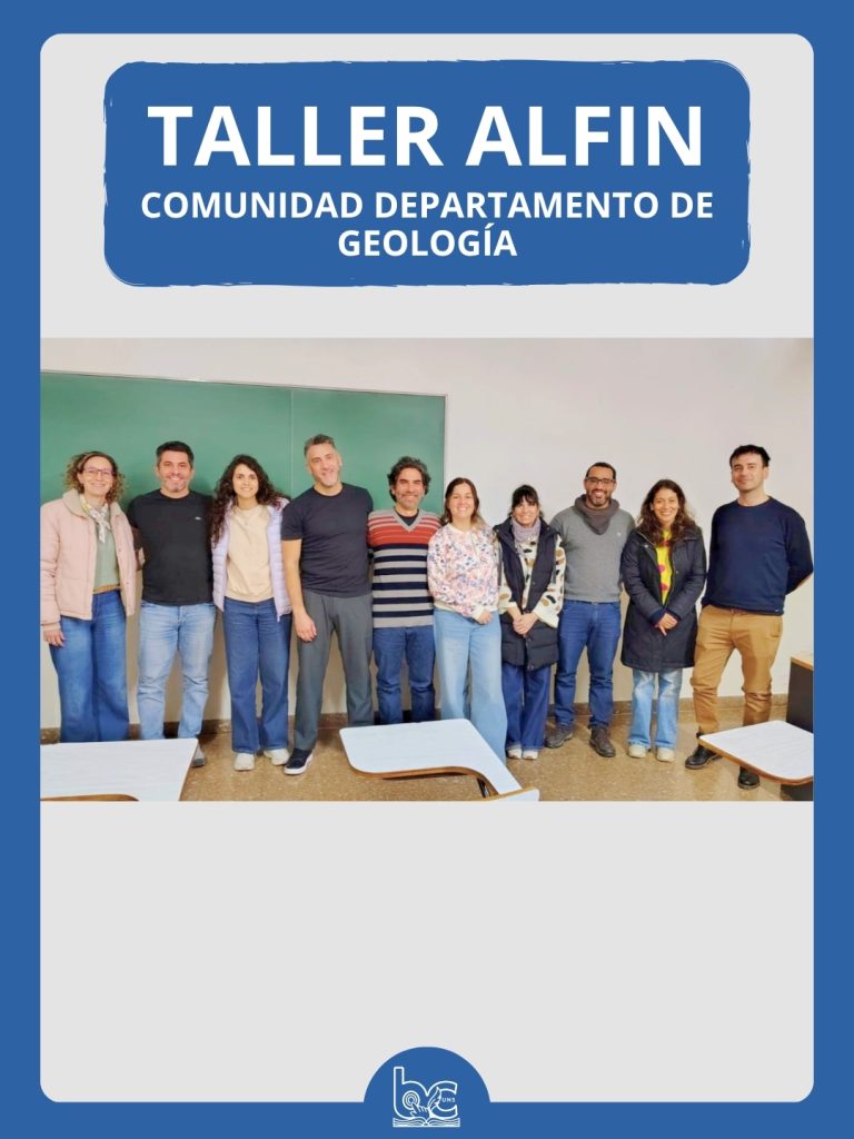 TALLER ALFIN: DEPARTAMENTO DE GEOLOGÍA