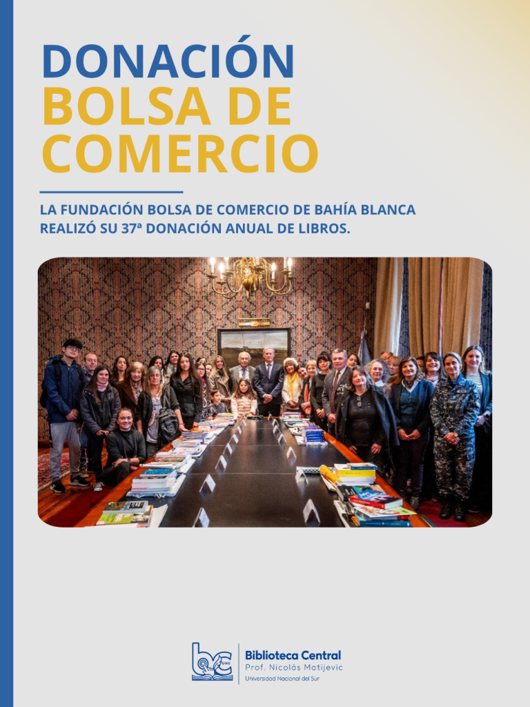 DONACIÓN BOLSA DE COMERCIO 2026
