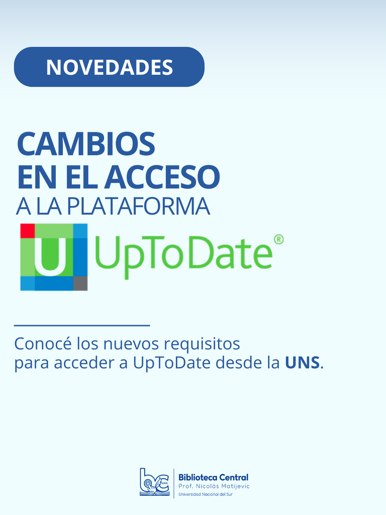 ¿CÓMO ACCEDER A UPTODATE?
