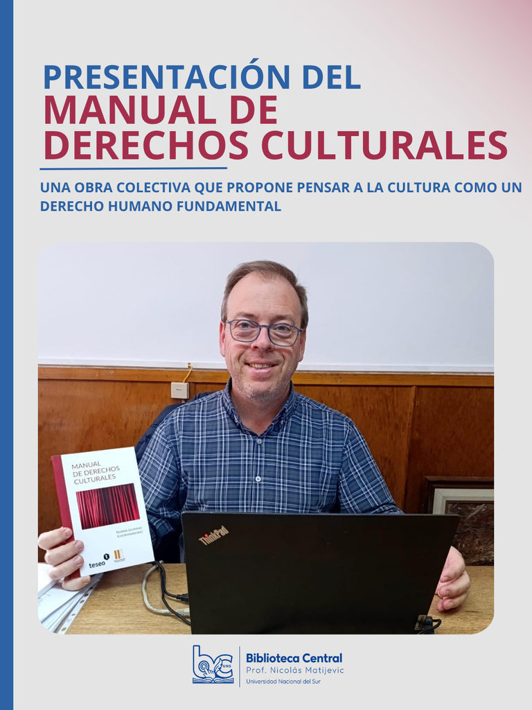 PRESENTACIÓN DEL MANUAL DE DERECHOS CULTURALES